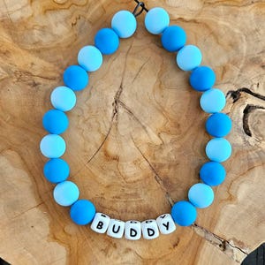 ¡Complemento para collares OKGN! Cuentas de silicona con letras y números. ¡Personaliza el collar de tu perro hoy mismo!