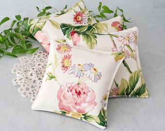 Floral Lavender Sachet: Pink & White Rose