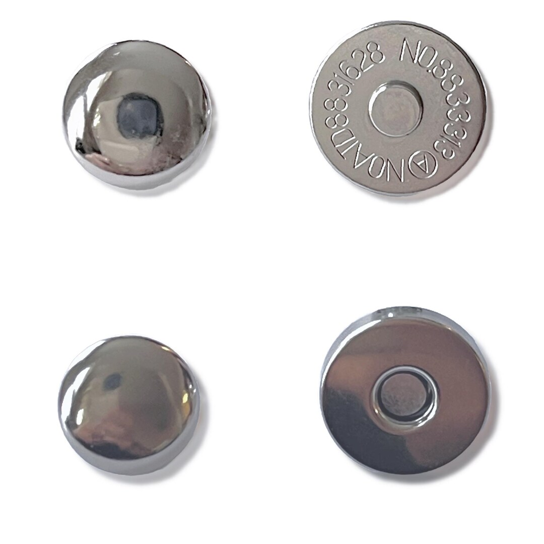 Magnetite Rivet 18mm Double Rivet Magnetic Closure/fastener for Purses and Craft 5pcs ...