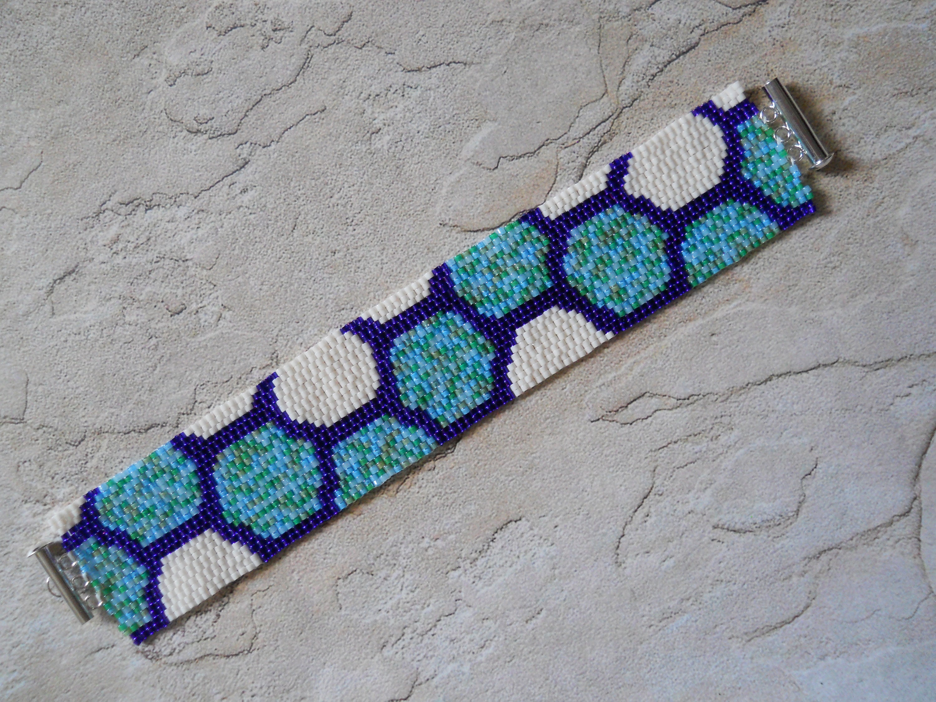 PATTERN: 2-Drop Even Count Peyote Stitch Bracelet | Etsy