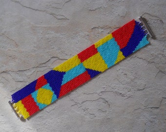 PATTERN: 2-Drop Even Count Peyote Stitch Bracelet,