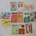 12 Vintage (1970s) Postage Stamps, Republic of Chad, Excellent Condition, Some Uncanceled
