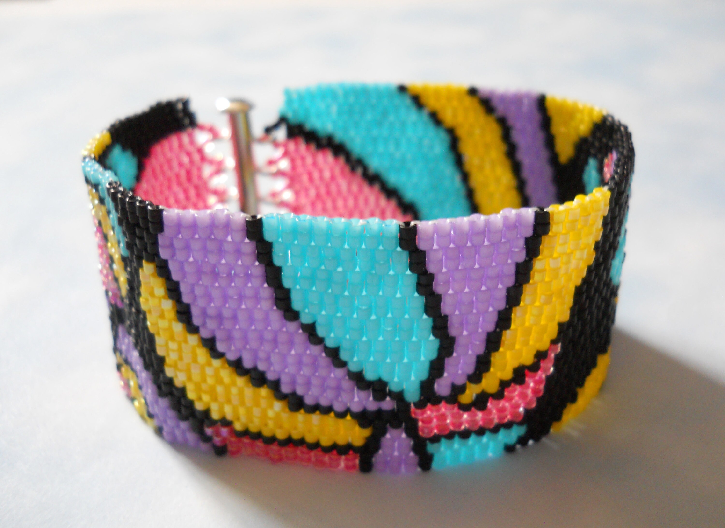 Afp Patterns PATTERN: 2-drop Even Count Peyote Stitch Bracelet,