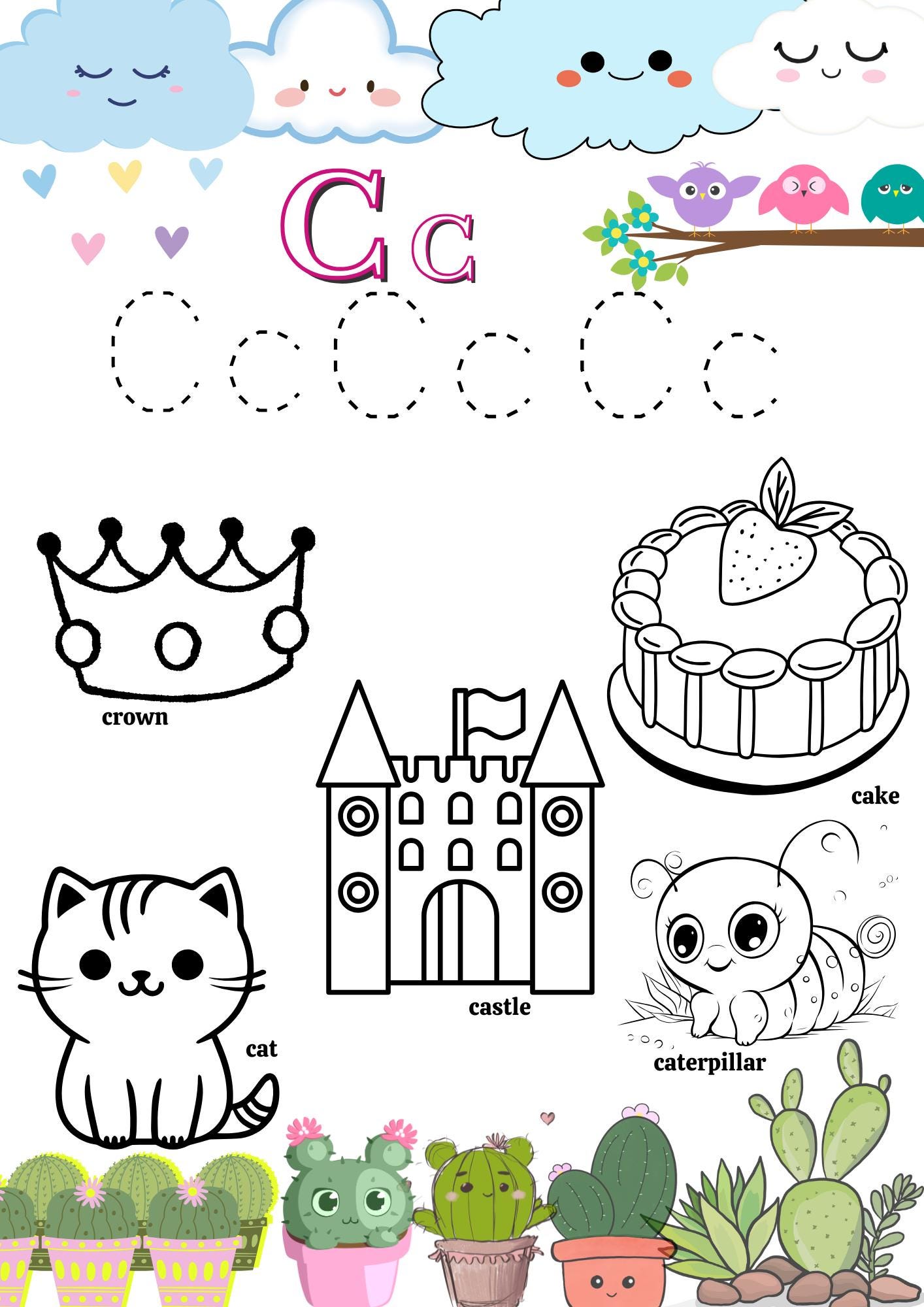 ABC Coloring Booklet - Etsy