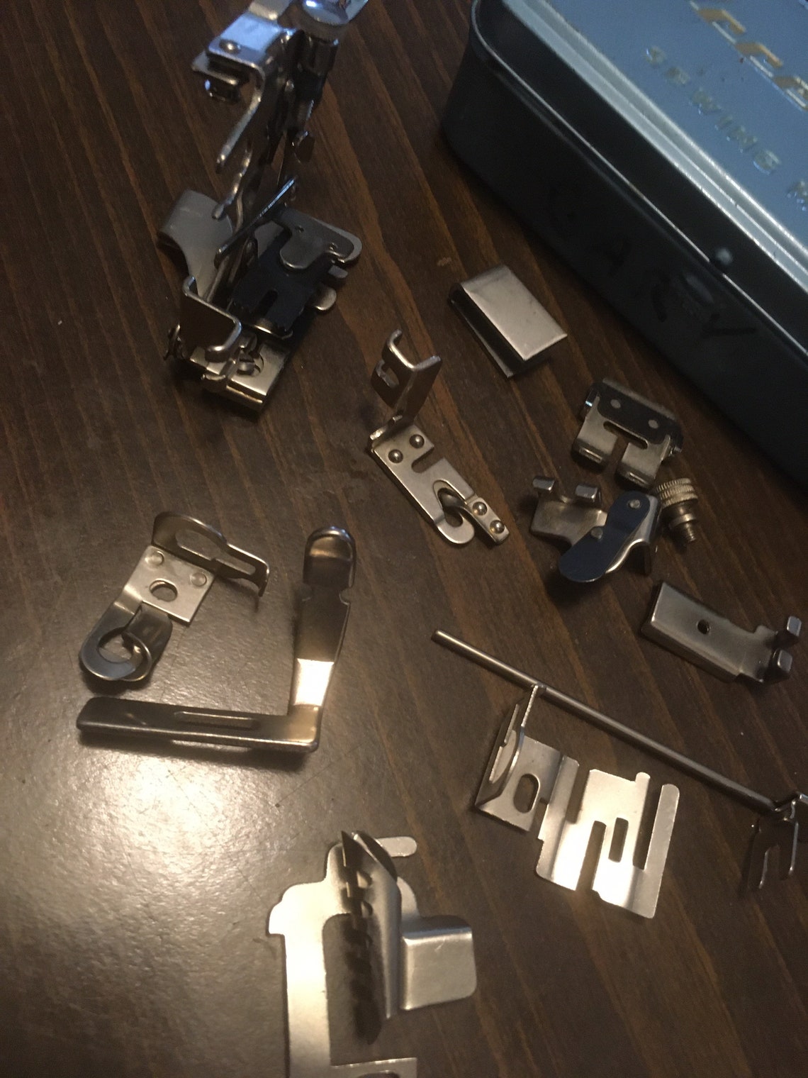 Lot of vintage sewing machine feet guides parts plus accessory Etsy