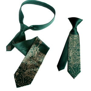 Father and Son Ties, matching dad tie. Circuit Board tie, & more! Matching ties, for kids and parents. Ring bearer tie, groomsmen gift