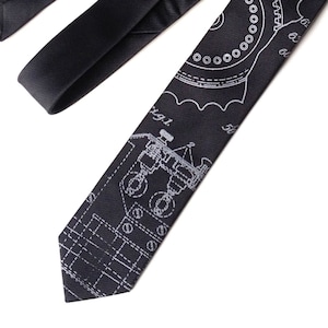 Crypto Tie. Patent drawing, computer science gift. Enigma Machine, nerd wedding, hacker gift, Cryptography, encryption, mens silk necktie