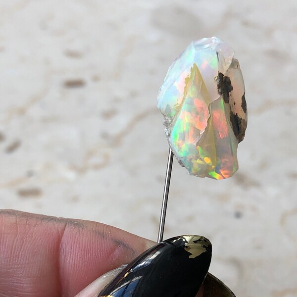 Opal Brooch Etsy