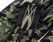 Botanical Print, matching ties. Groomsmen gift set, 5 ties. Wedding neckties. Groomsmen ties, custom made ties, wedding party ties, mens tie