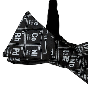 Periodic Table of Elements Bow Tie. Chemistry teacher gift, gift for science teacher, science class. STEM, Geek gift ideas for graduation