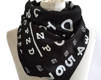 Eye Chart Scarf