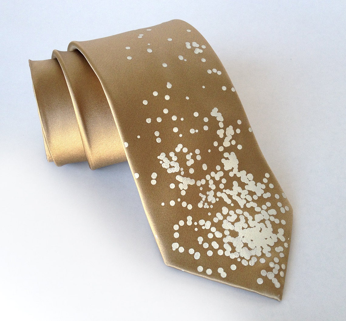champagne color necktie