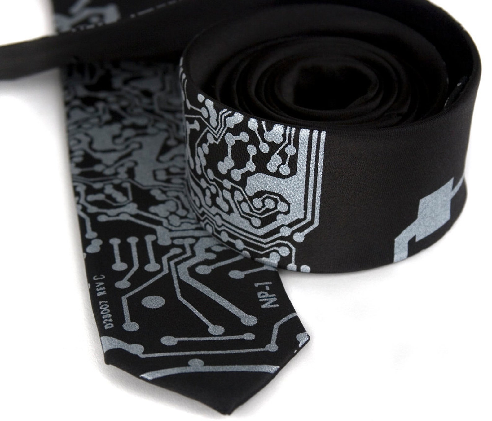 Circuit Board Necktie, Short Circuit Tie. Computer Science, Geek Gift ...