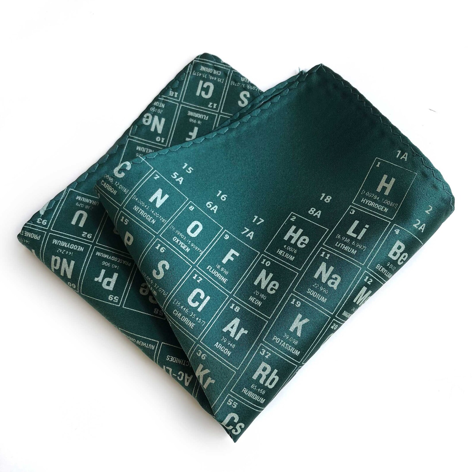 Periodic Table Pocket Square Periodic Table of the Elements | Etsy