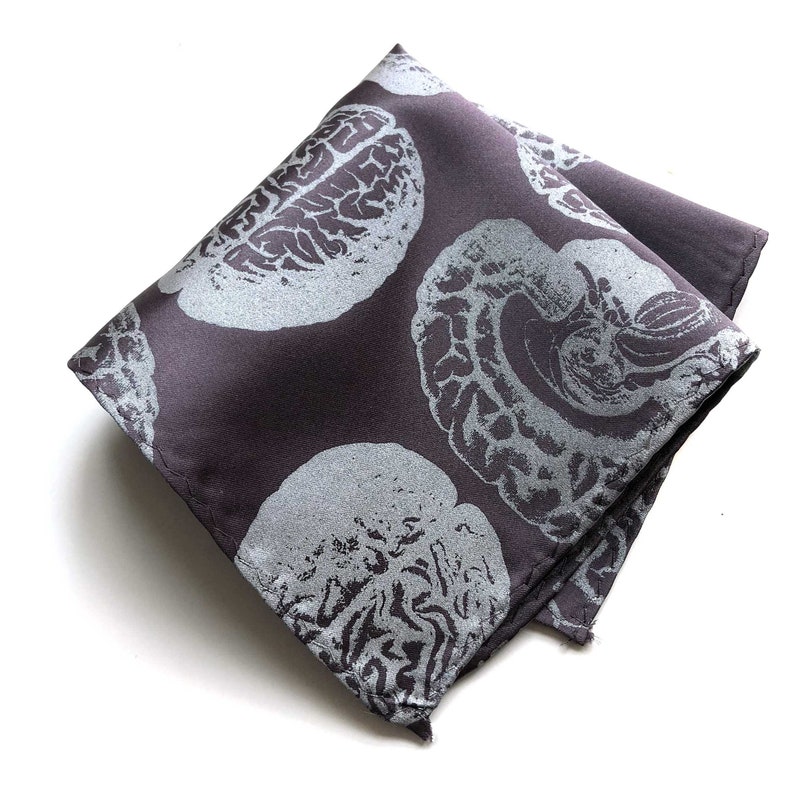 brain surgeon psychologist med school graduation Neuroscience gift brain hemispheres hanky Anatomical Brain Pocket Square neurology