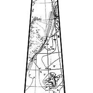 Contour Map Necktie. Gift for him, men's tie. Scandinavian & Arctic ocean floor map. Oceanographer gift, sailor gift, cartographers, map tie image 8