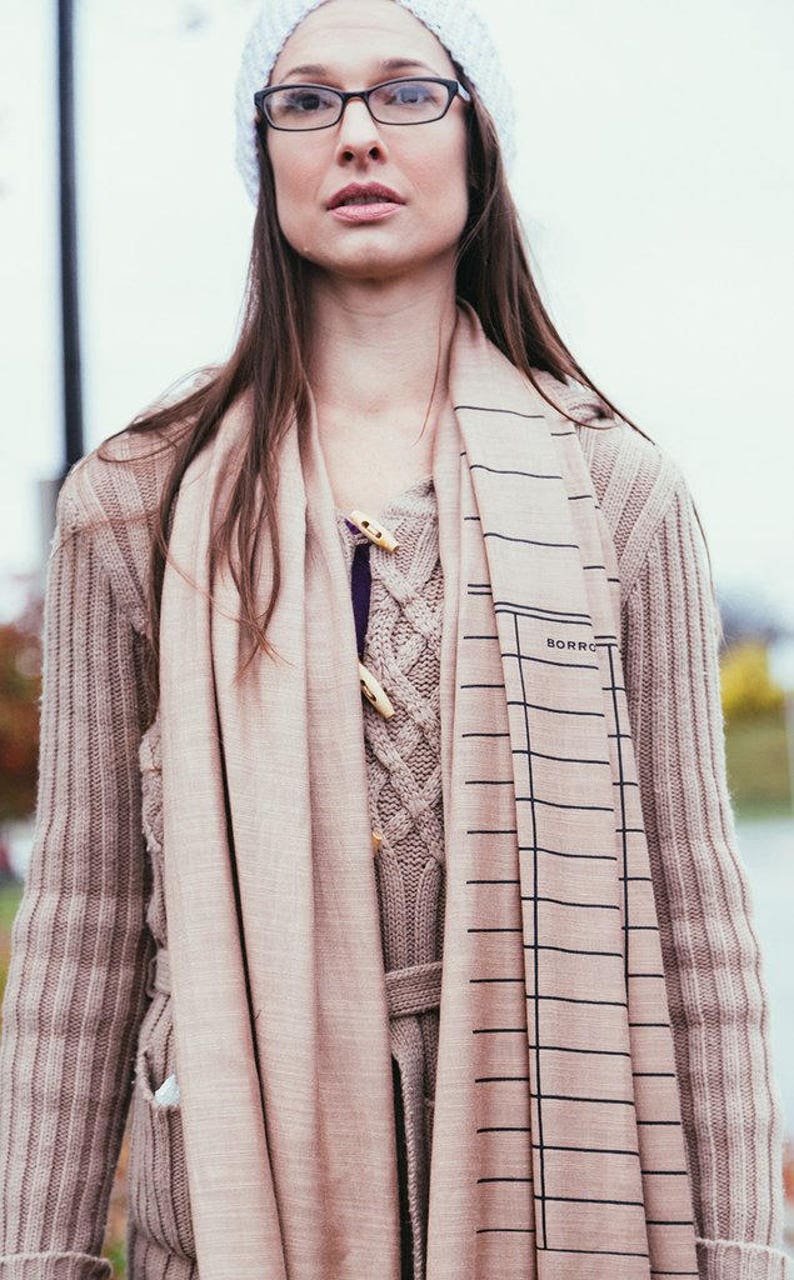 Library Date Due scarf. Book Scarf. Gift for librarian image 5