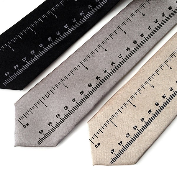 Sliding Ruler Math Ties Rulers - Etsy