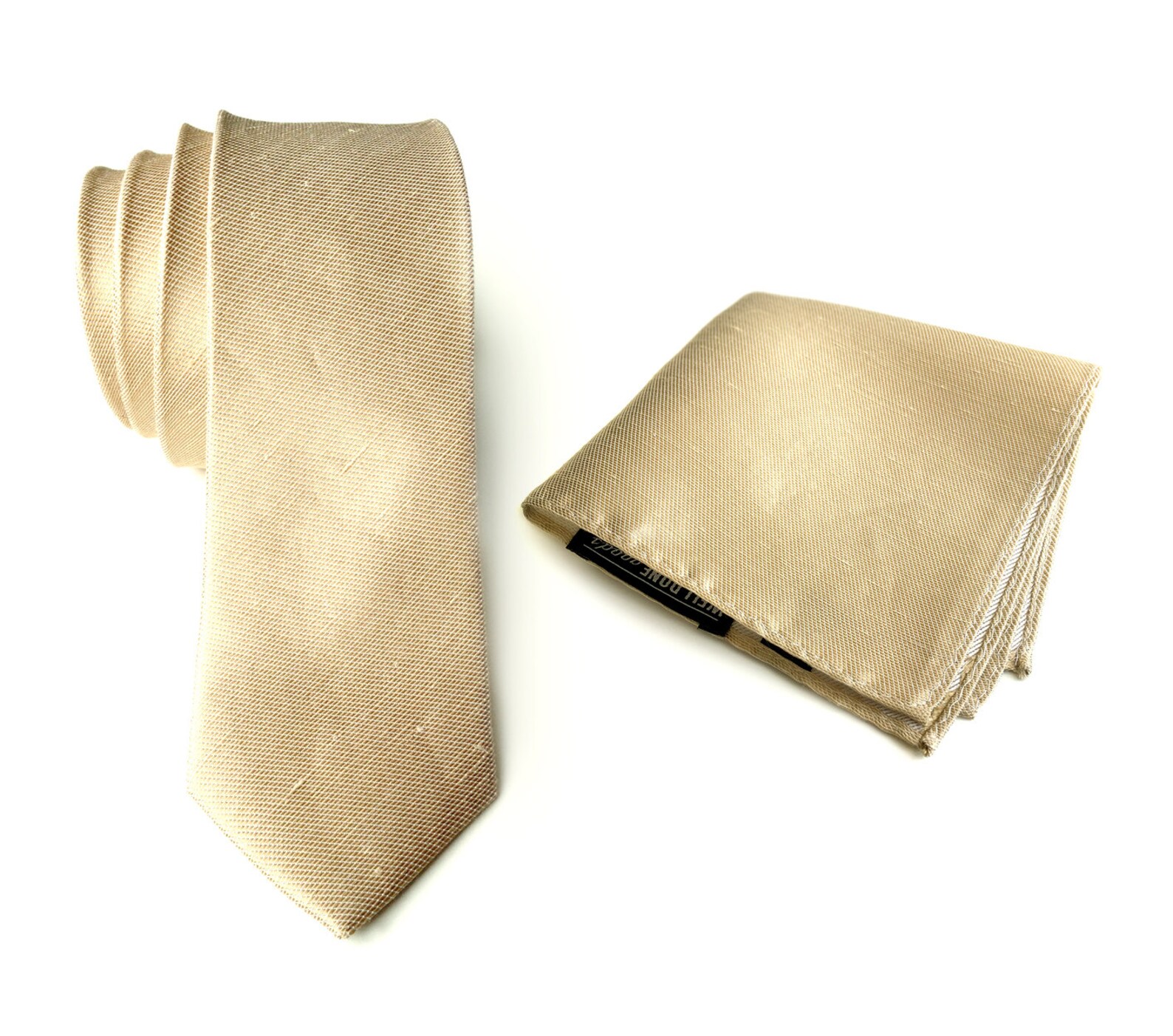 champagne gold necktie