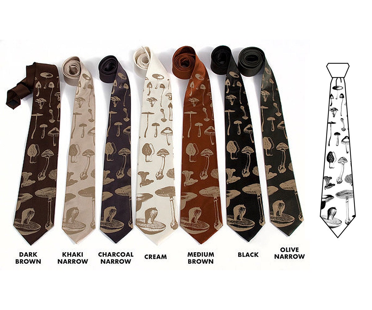 mushroom tie