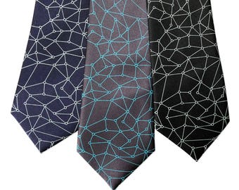 Blockchain Necktie, Crypto, Big Data, Geometric Tie. Vaporwave, synthwave, aesthetic clothing. Internet, cryptocurrency, bitcoin, ethereum