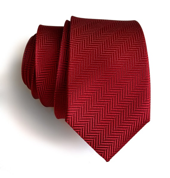  Dark Red Tie