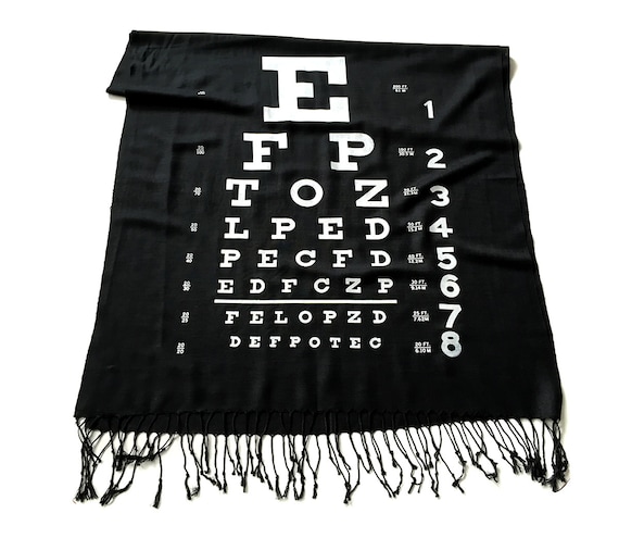 Eye Chart Scarf