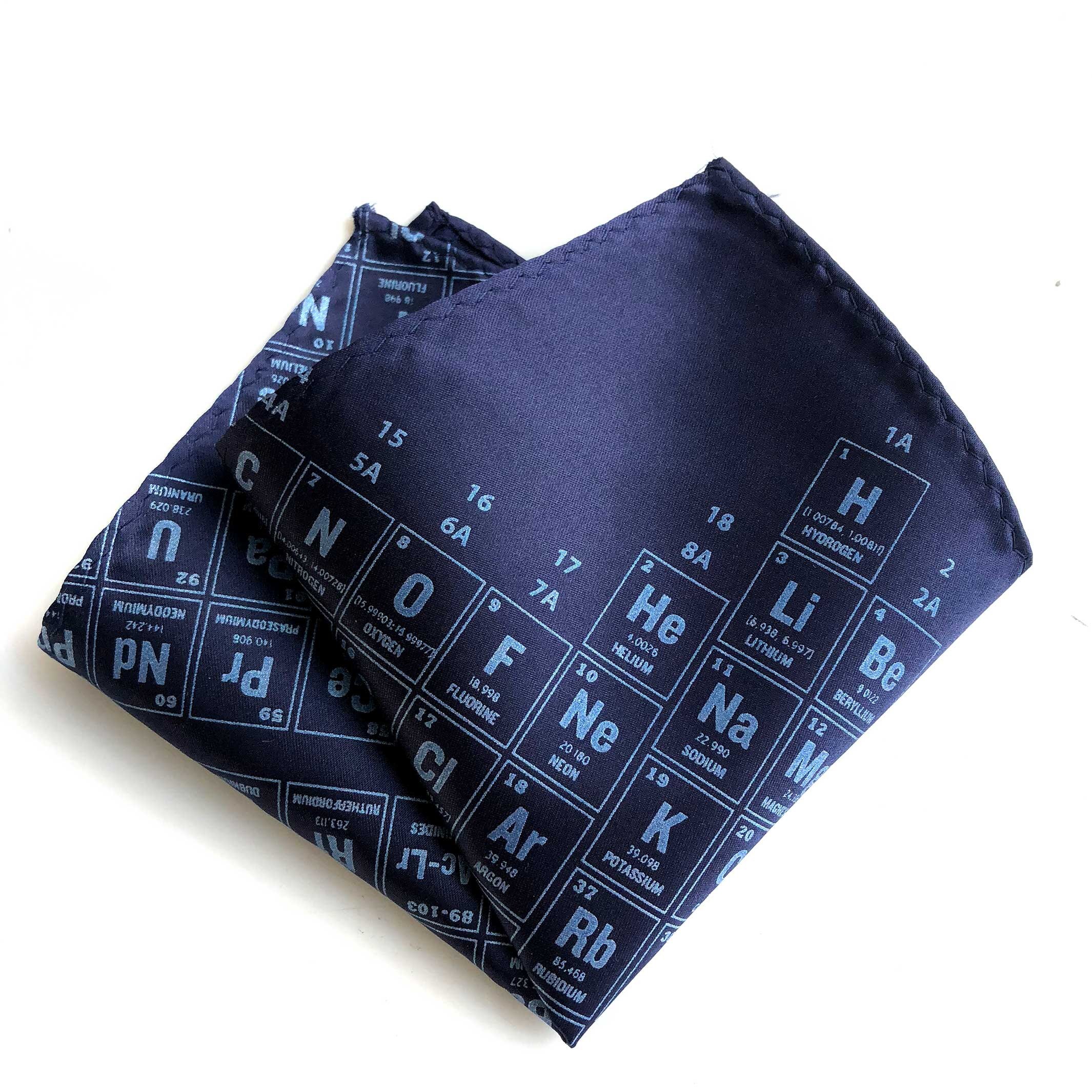Periodic Table Pocket Square Periodic Table of the Elements | Etsy
