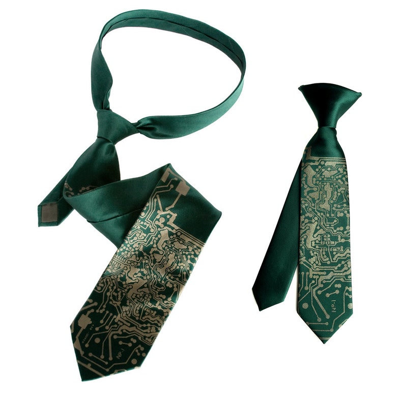 dad son matching ties