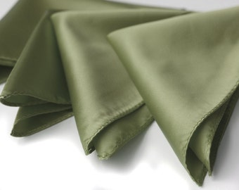 Solid color pocket square. Men&#39;s plain wedding handkerchief. Wedding pocket square for groom and groomsmen. Your choice of color, no print