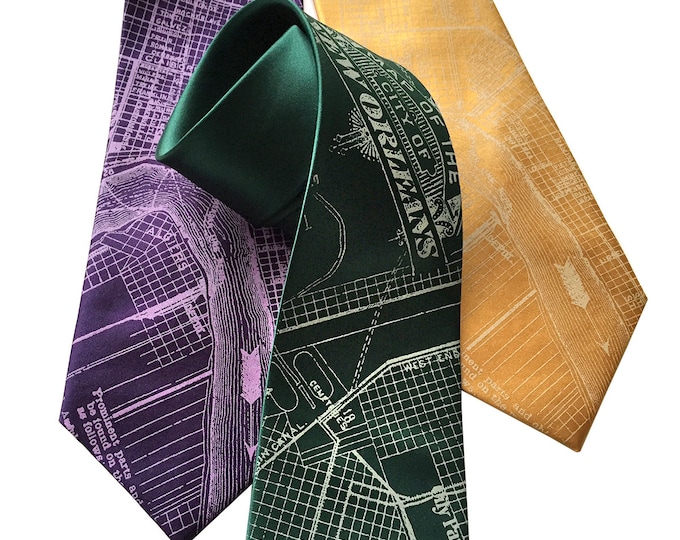 mardi gras necktie