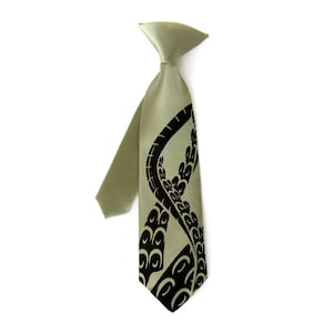Corbata de niños pequeños. Pulpo, corbata de clip para niños. Corbata para niños pequeños o corbata juvenil, corbata para niños grandes. Corbatas de boda de novios junior, corbata de portador de anillo