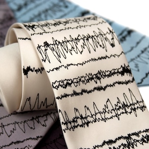 Hjärnvågor sidenslips, REM-sömn. EEG-sömncykler-slips. Neurovetenskaplig gåva, neurologi, psykologgåva, insomniac-gåva, hjärnläkargåva