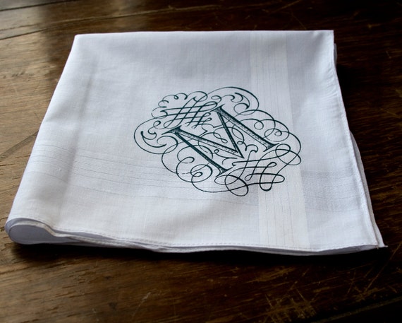 Initial Handkerchief Embroidery Designs