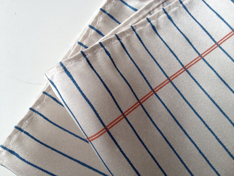 Notebook Paper Pocket Square. College Ruled Wide Ruled ...
