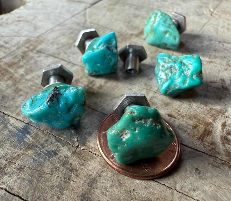 Turquoise Tuxedo Studs. Blue green, stone shirt stud set of 3, 4 or 5 buttons. Alternative formal tux studs for the groom, men's formalwear image 12