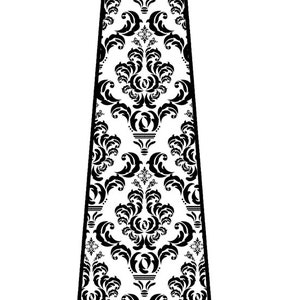 Madison Damask necktie. Ivory cream & platinum, men's wedding tie for groom. Victorian, classic wedding party tie, wedding ties floral image 4