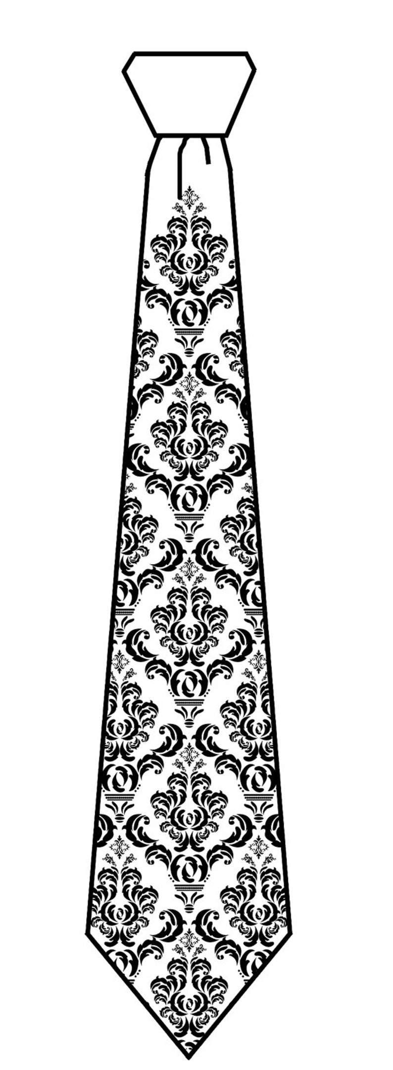 Madison Damask necktie. Ivory cream & platinum, men's wedding tie for groom. Victorian, classic wedding party tie, wedding ties floral image 4