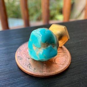 Turquoise Tuxedo Studs. Blue green, stone shirt stud set of 3, 4 or 5 buttons. Alternative formal tux studs for the groom, men's formalwear image 5