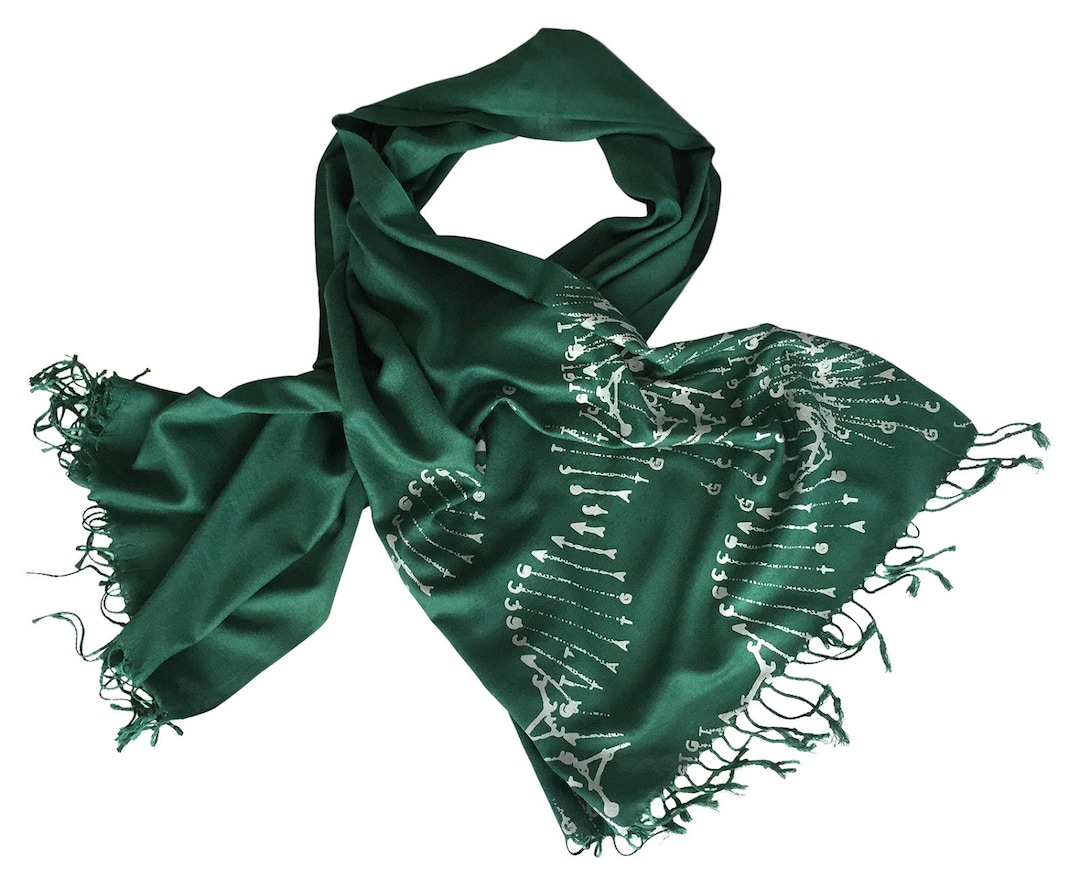 Charcoal DNA Scarf