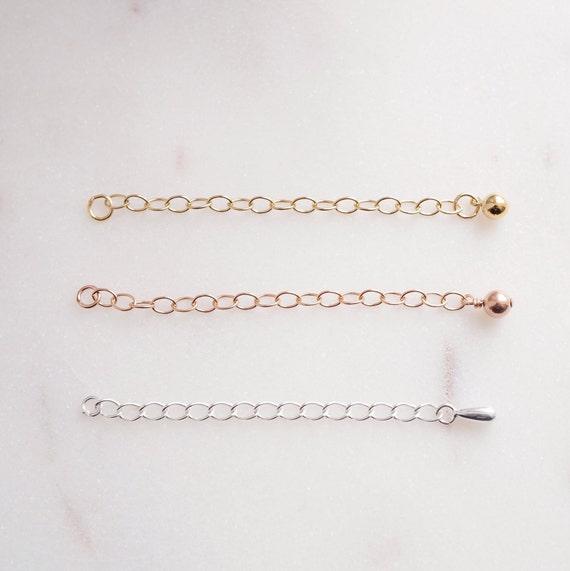 2 Necklace Extenders // Not Sold Separately // Add on to Your Necklace  Purchase 