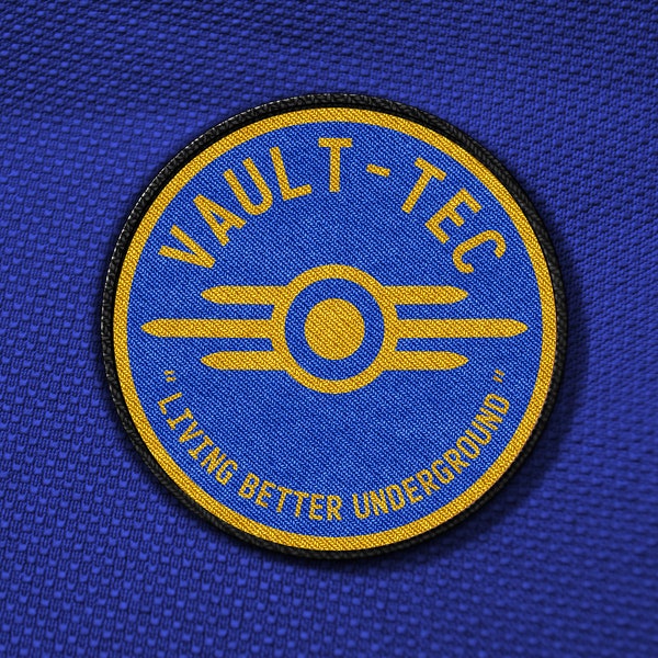 Vault Tec - Patch 8 x 8 cm inspiré de Fallout