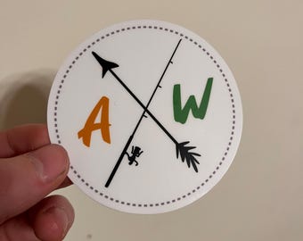 A&Woutdoorz 3x3 vinyl sticker