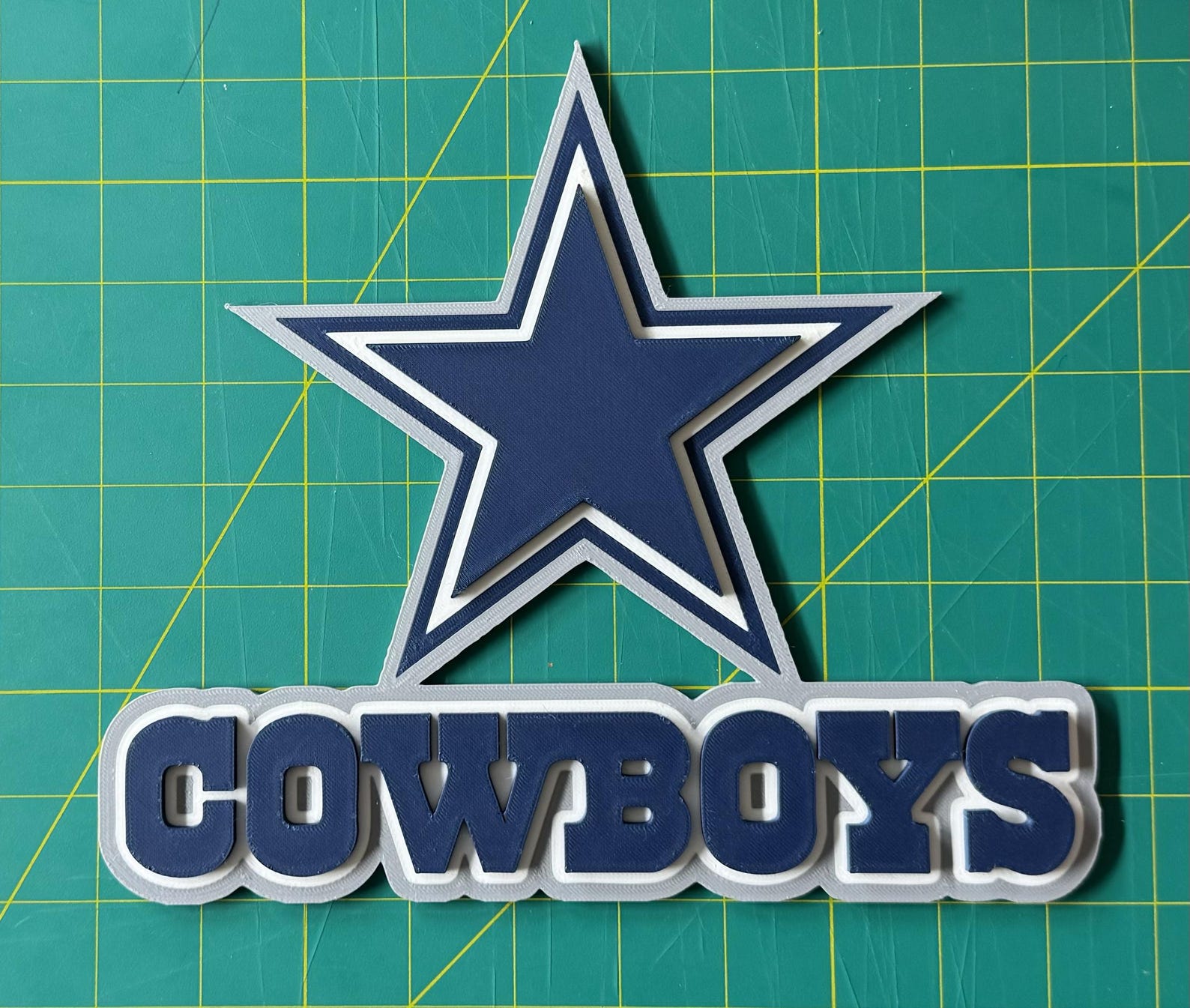 Dallas Letters Sign Dallas Cowboys Sign With Raised Letters - Etsy
