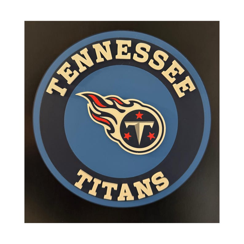 Tennessee Titans Sign With Raised Letters - Etsy