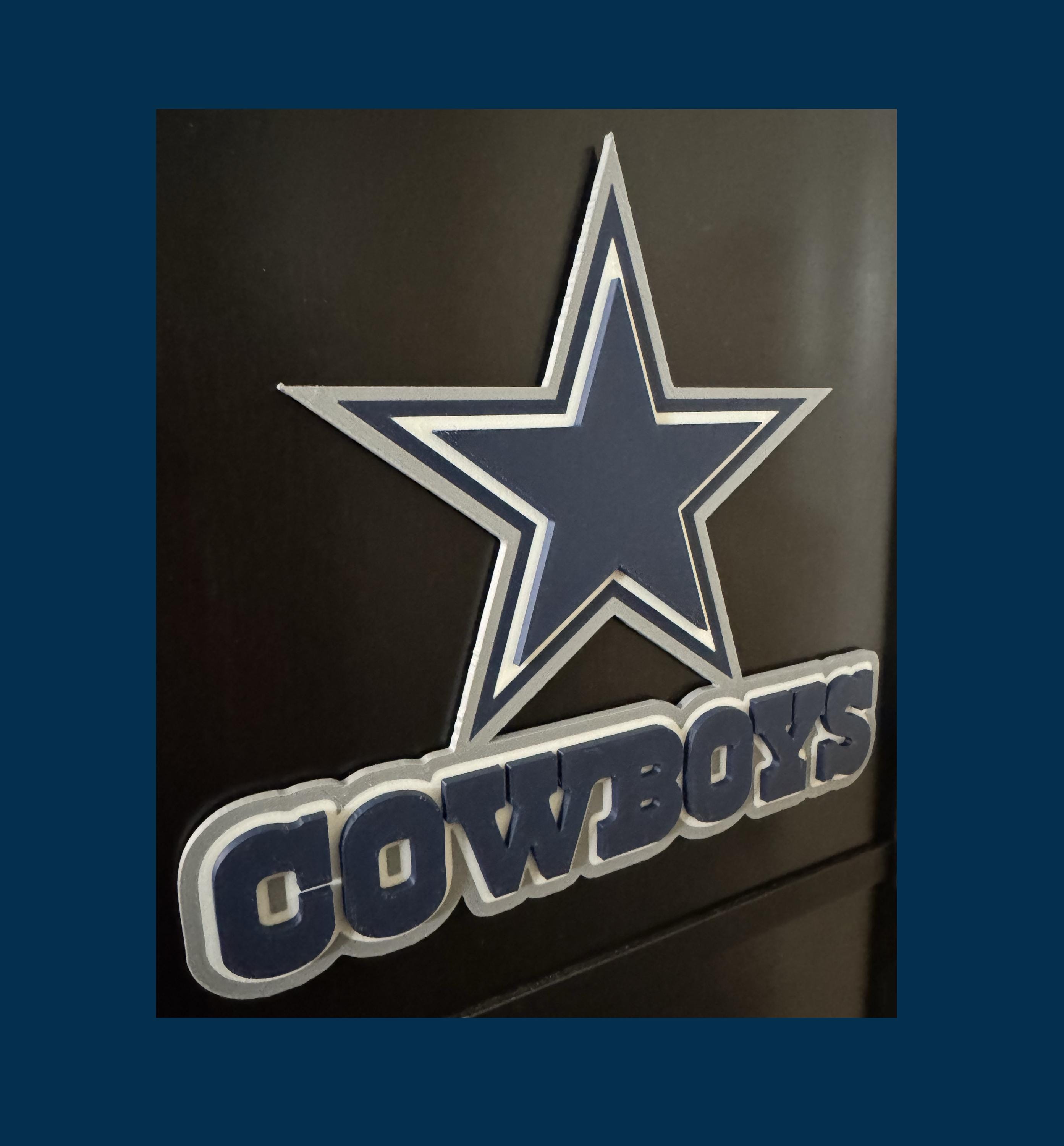 Dallas Letters Sign Dallas Cowboys Sign With Raised Letters - Etsy