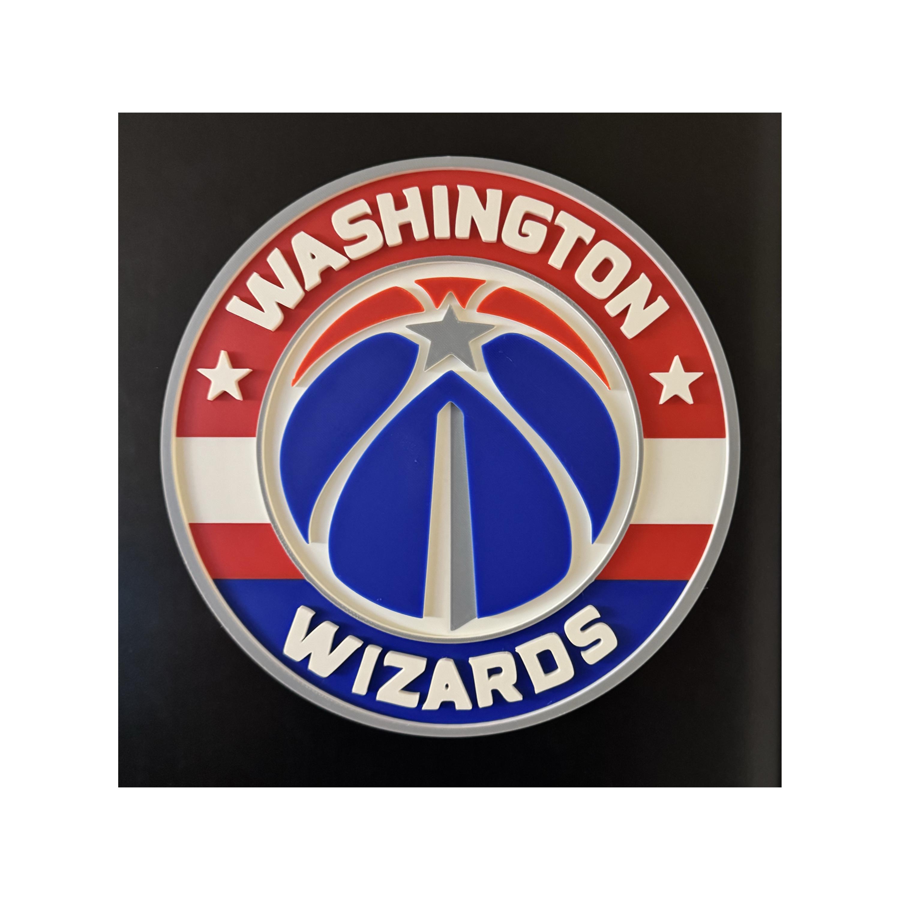 Washington Wizards Sign with Raised Letters
