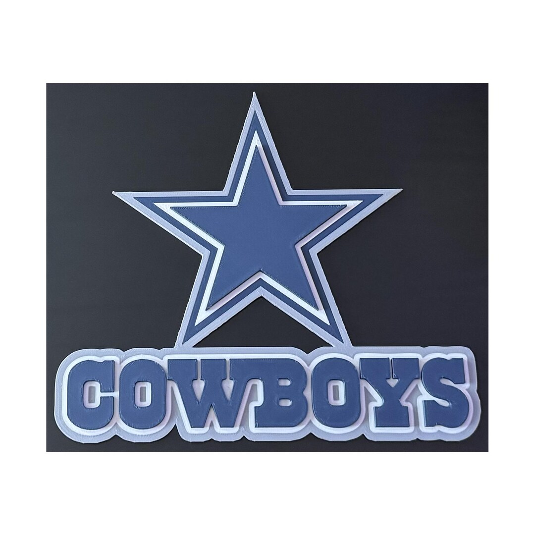 Dallas Letters Sign Dallas Cowboys Sign With Raised Letters - Etsy