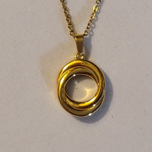 Gold Kreis des Lebens Urne Halskette, Halskette für Asche, für menschliche Überreste, Feuerbestattung Schmuck, Kreis des Lebens Urne, Halskette, Geschenk