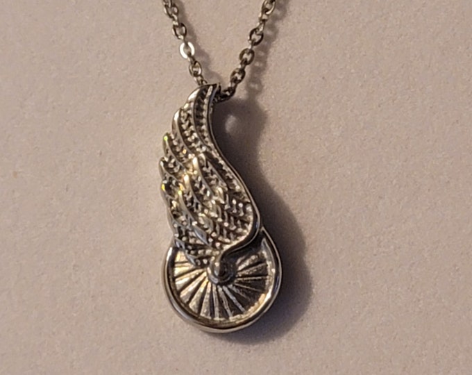 Silver Detroit Redwings Cremation Urn Necklace, Cremation Jewelry, Cremation Necklace, Redwings Urn, Urn Necklace, For Ashes, Gift